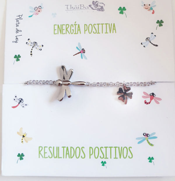 Joyas Con Mensaje - 19132 Pulsera Energia Positiva - Senora
