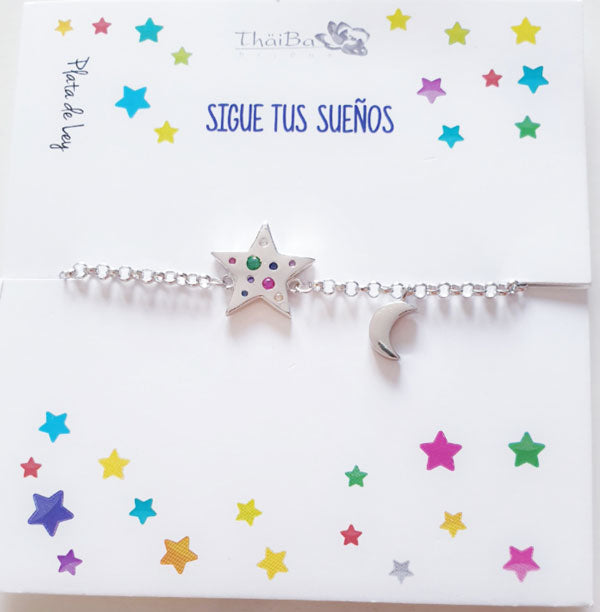 Joyas Con Mensaje - 19136 Pulsera Estrella - Senora