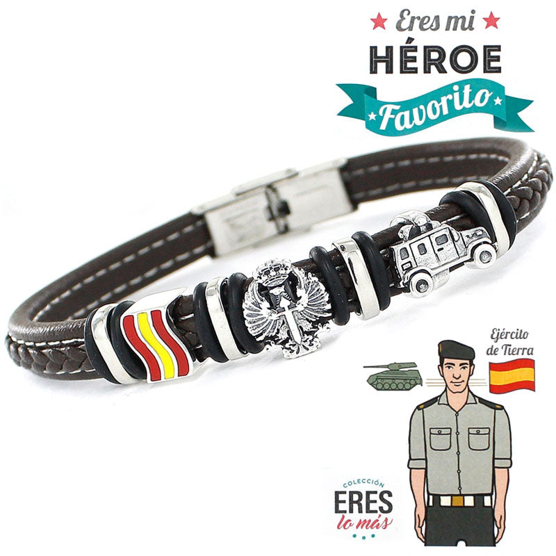 Pulseras Hombre - 27 Eres Heroe Ejercito Tierra - Caballero