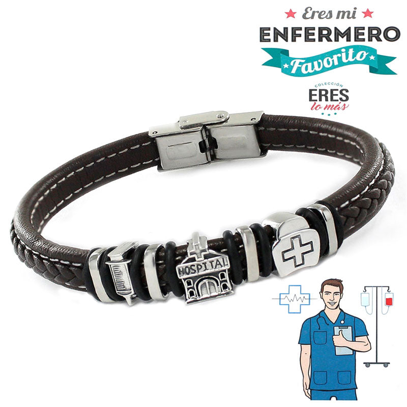 Pulseras Hombre - 3 Eres Enfermero - Caballero