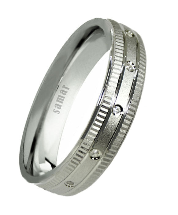 Alianzas Plata - 1140Sg Plata Circonitas 6 Mm - Unisex