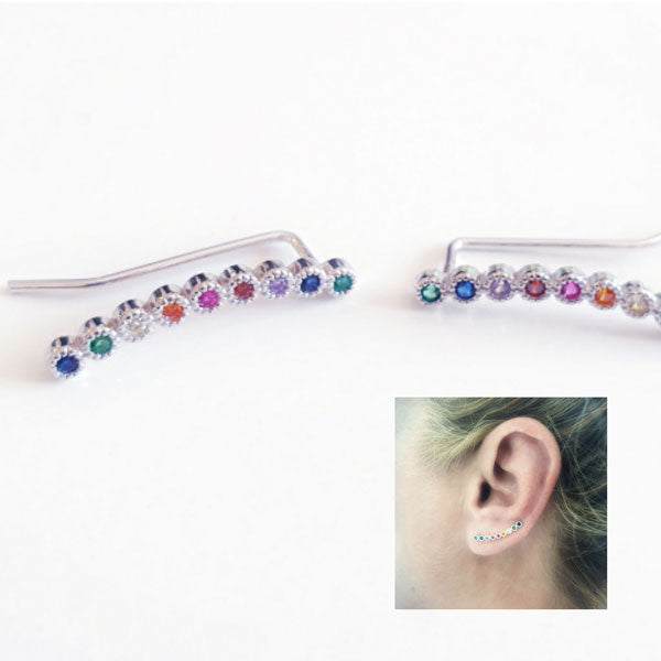 Pendientes Trepadores - 151220 Trepador Rainbow - Senora