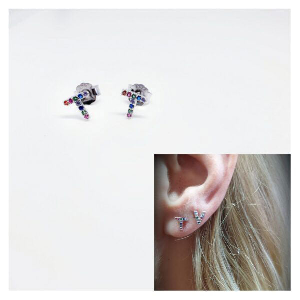 Iniciales - Pend1746T Pendientes Inicial T - Senora