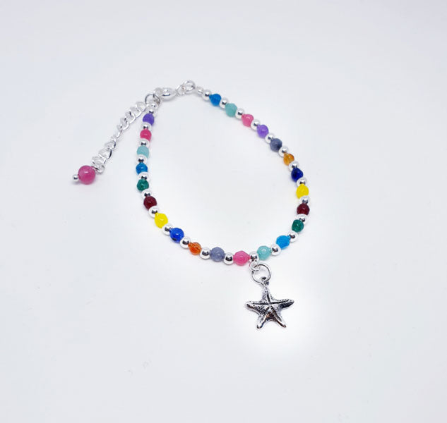 Pulseras - Pul1850 Multicolor Estrella - Senora