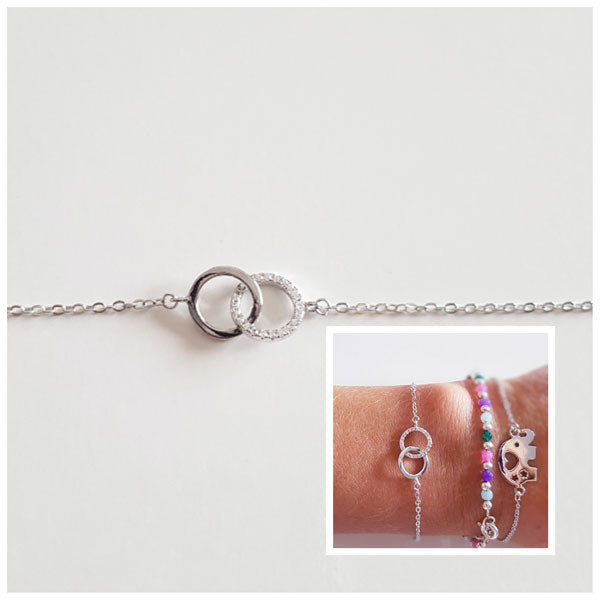 Pulseras - Pul1789 Aros Siempre - Senora