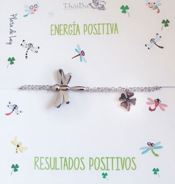 Joyas Con Mensaje - Pul1967 Pulsera Libelula - Senora
