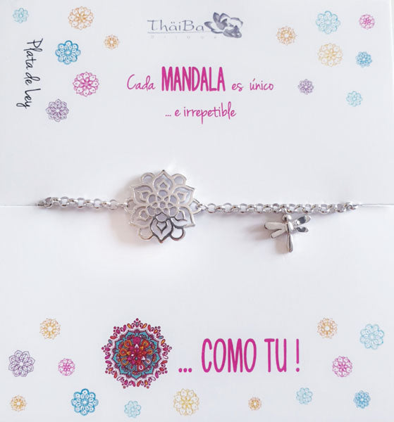 Joyas Con Mensaje - Pul1962 Pulsera Mandala - Senora