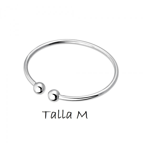 A Tu Lado - 9095427 Pulsera Plata Talla M - Senora