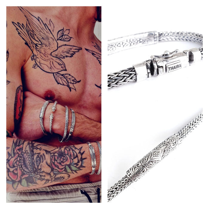 Pulseras Hombre - .Pul2069 Puls Maciza Snake - Caballero