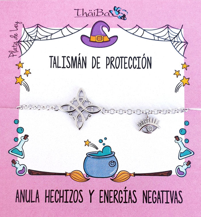 Joyas Con Mensaje - Pul2103 Pulsera Nudo De Bruja - Senora