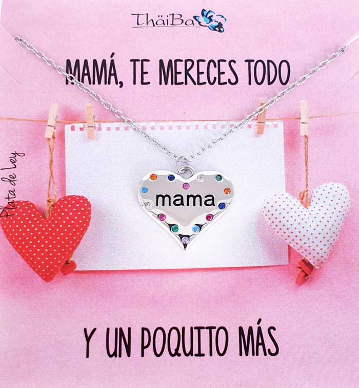 Dia De La Madre - Coll950 Collar Corazon Mama - Senora