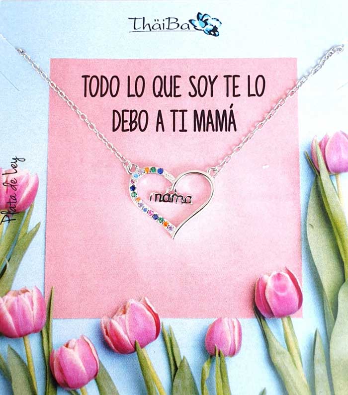 Dia De La Madre - Coll953 Collar Mama Corazon - Senora