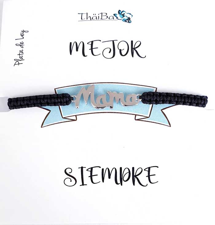 Dia De La Madre - Pul2137 Pulsera Macrame Mama - Senora