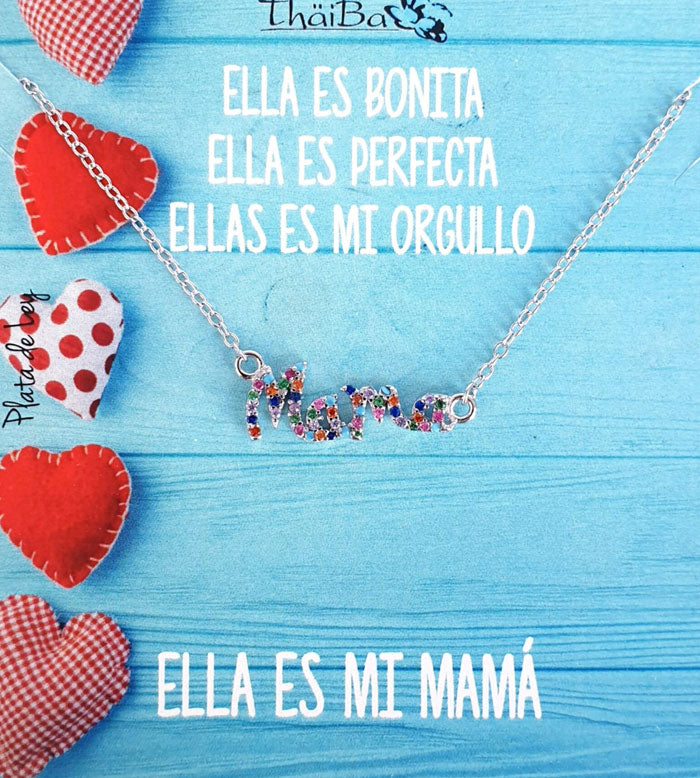 Dia De La Madre - Coll731 Collar Mama Multicolor - Senora