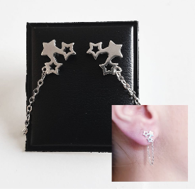 Pendientes Largos - Pend1670 Pendiente Cad. Estre. - Senora