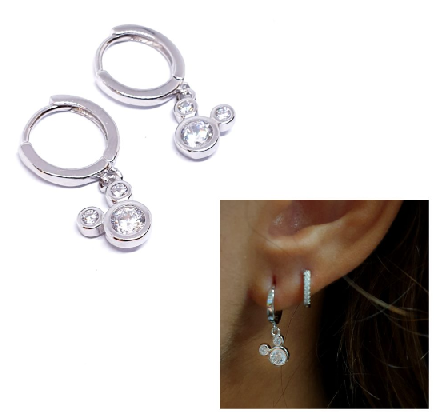 Pendientes - Pend2112 Mickey Mouse - Senora