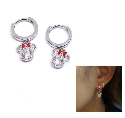Pendientes - Pend2110 Minnie Mouse - Senora