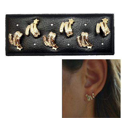 Pendientes - Pack769 Destello Oro - Senora