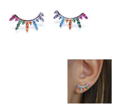 Pendientes - Pend2064 Destellos Colores - Senora