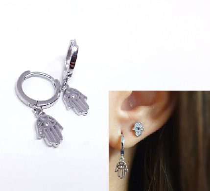 Pendientes - Pend2046 Mano De Fatima - Senora