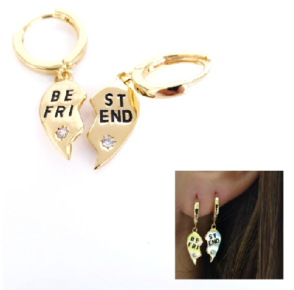 Pendientes - Pend1992 Best Friend Oro - Senora