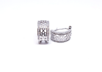 Pendientes - Pend2033 Omega Flor - Senora