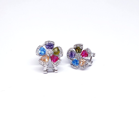 Pendientes - Pend2036 Omega Flor - Senora