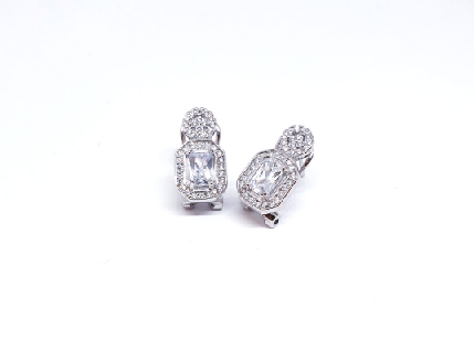 Pendientes - Pend2032 Omega Rectangular - Senora