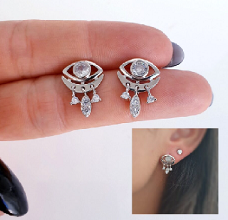 Pendientes - Pend2023 Ojos Piedras - Senora