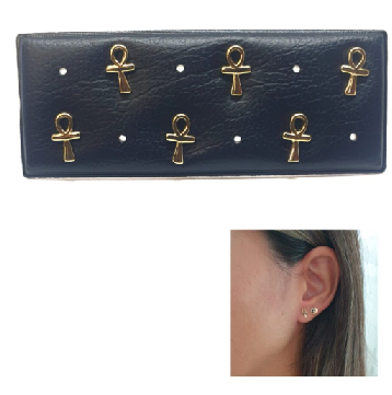 Pendientes - Pack718 Cruz De La Vida Oro - Senora