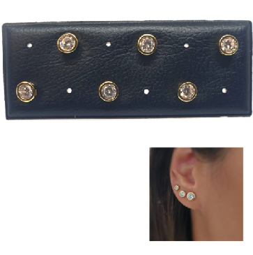 Pendientes - Pack712 Punto De Luz Oro 5Mm - Senora