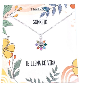 Joyas Con Mensaje - Coll968 Happy - Senora