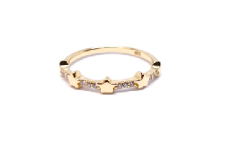 Anillos - An1380 Petit Oro Estrellas - Senora