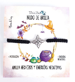Joyas Con Mensaje - Pul2141 Macrame N. Nudo Bruja - Senora