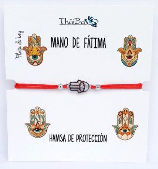 Joyas Con Mensaje - Pul2161 Hilo Rojo Mano Fatima - Senora
