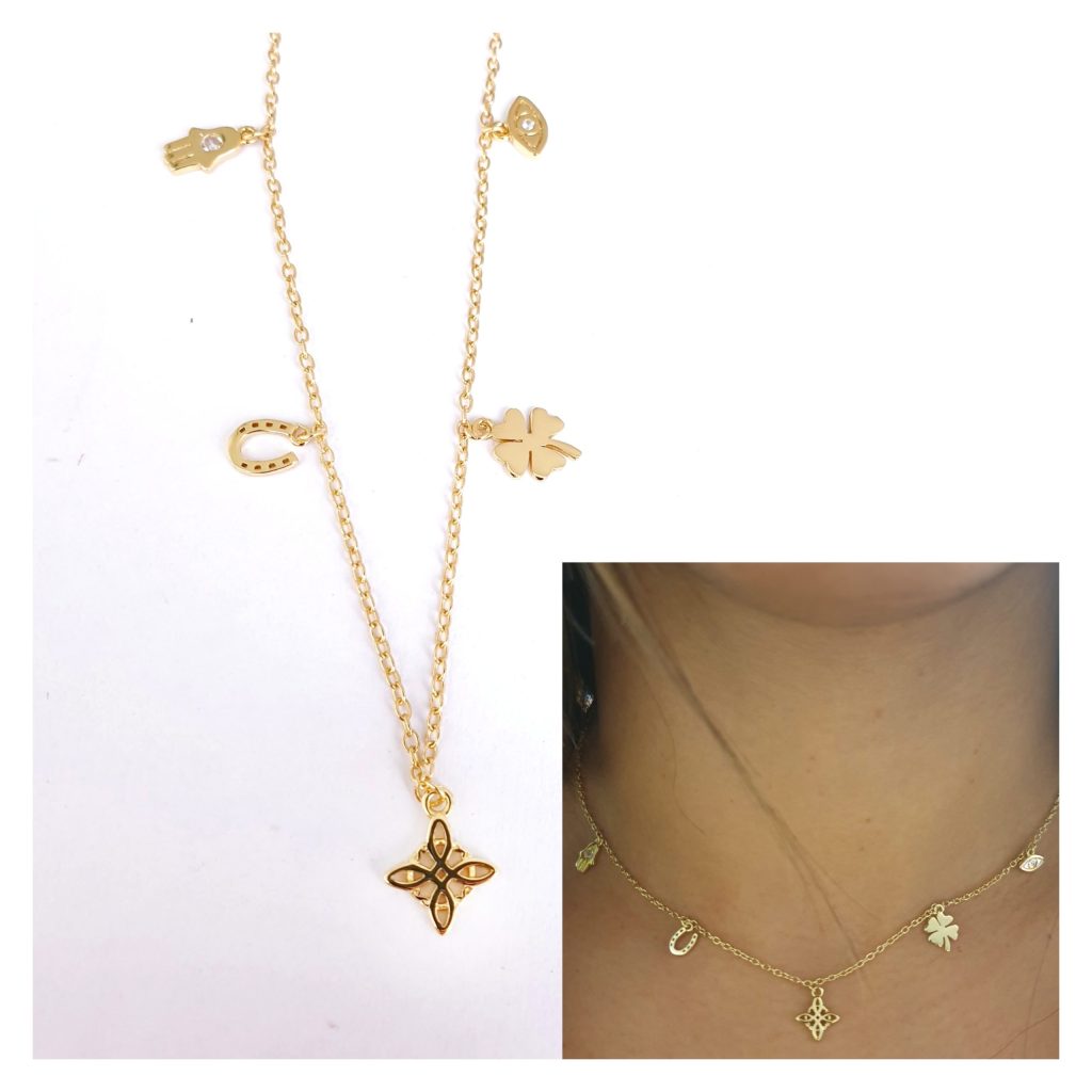 Gargantillas Y Collares - Coll983 Nudo Bruja Suerte - Senora