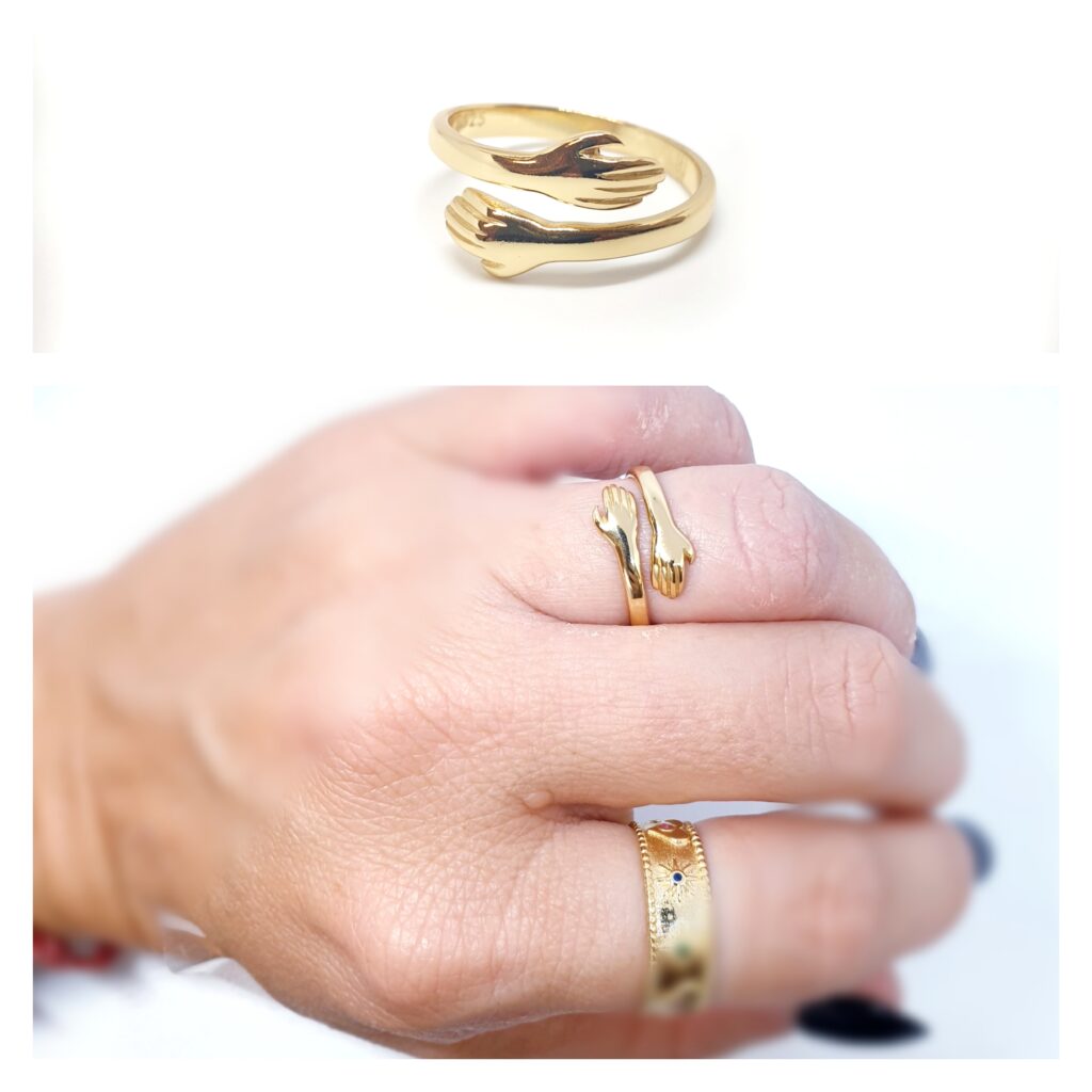 Anillos - An1360 Abrazo Oro - Senora
