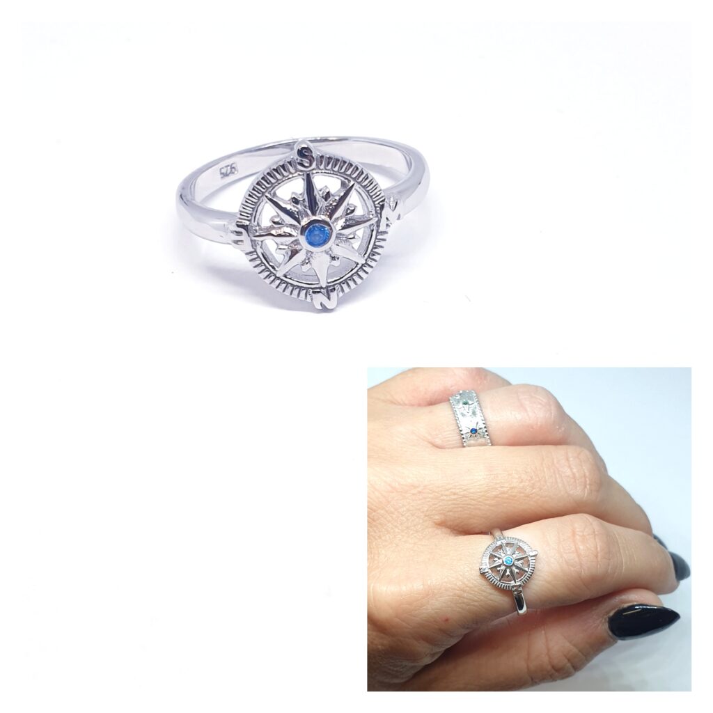 Anillos - An1353 Rosa De Los Vientos - Senora