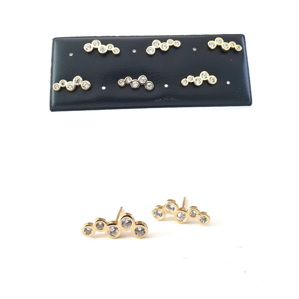 Pendientes - Pack686 Burbujas Oro - Senora