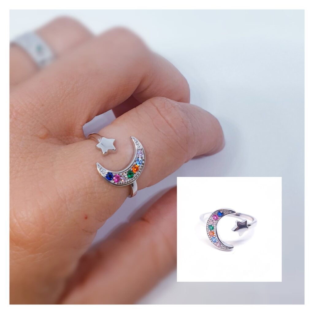Anillos - An1327 Luna Multicolor - Senora