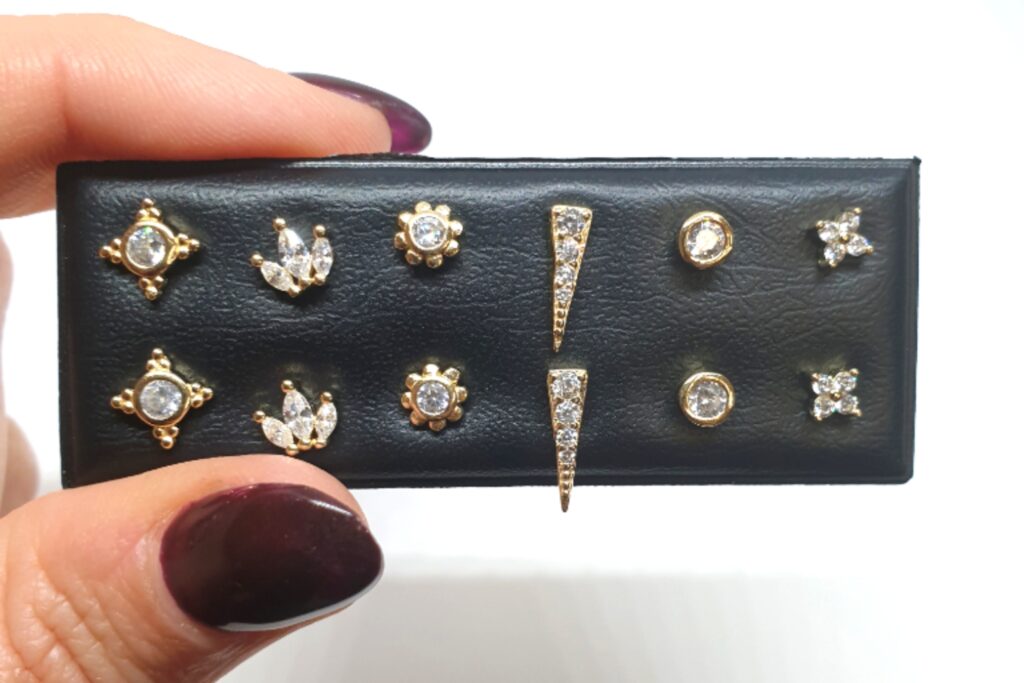 Pendientes - Pack627 Mini Circonitas - Senora