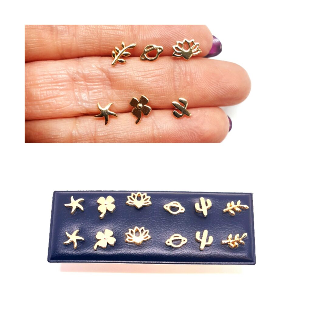 Pendientes - Pack631 Mini Xs Dorado - Senora