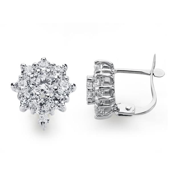 Pendientes Cuajo catalán 10x10 M de oro blanco 18K