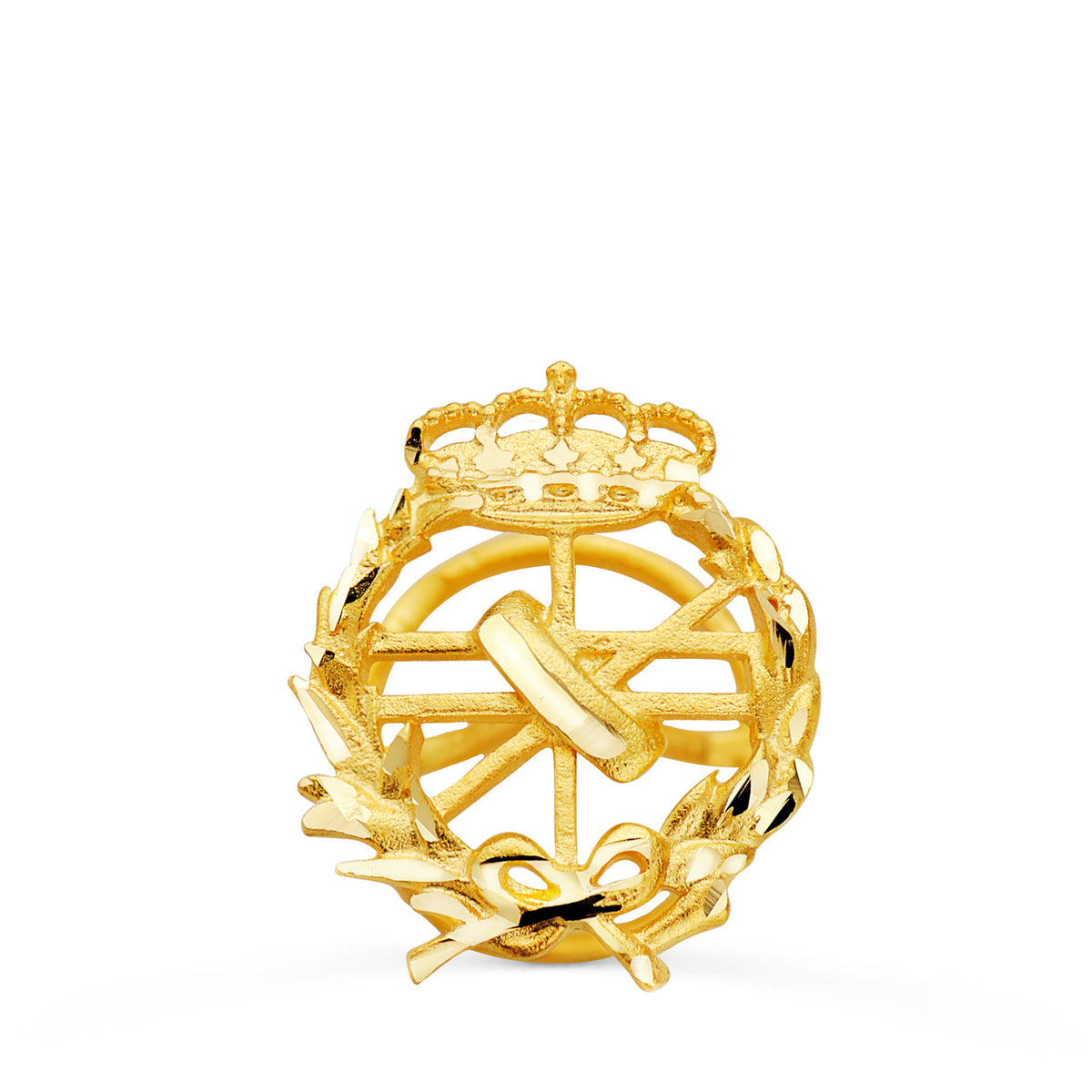 Insignia Informatica 18 x 15 mm de oro amarillo 18K