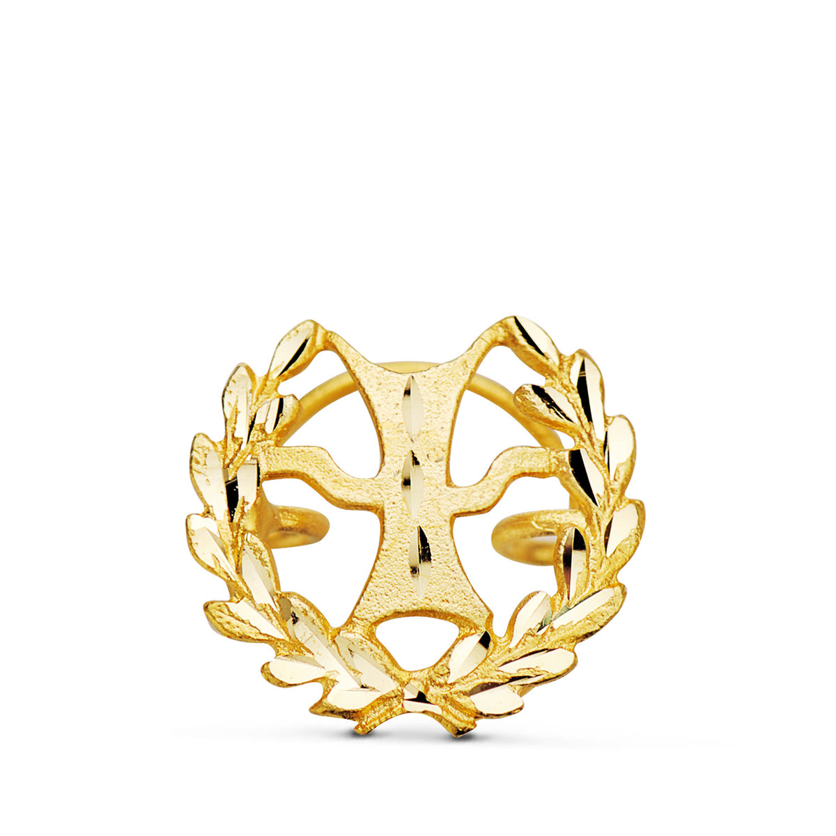 Insignia Psicologia. 15 x 13 mm de oro amarillo 18K