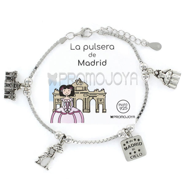 Pulsera Eres Lo Mas Madrid Cadena Veneciana Rodiada