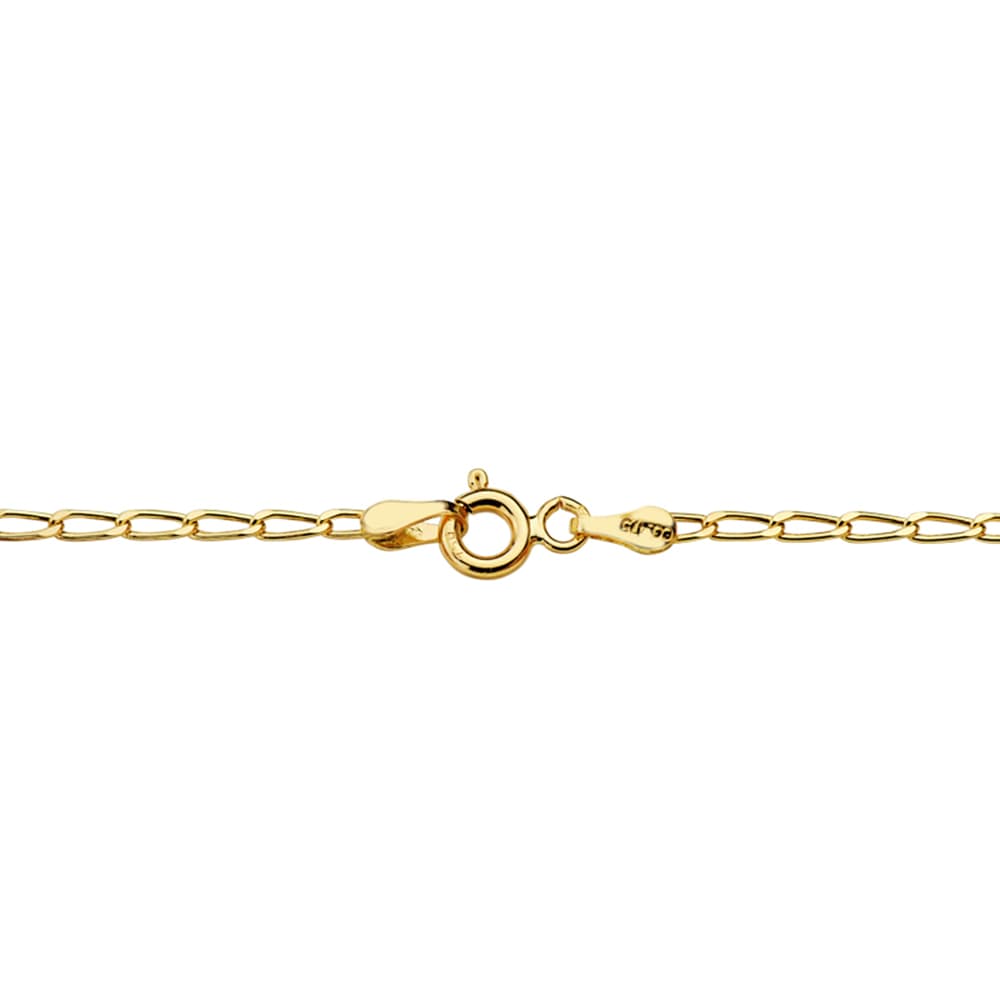 18K CADENA ORO AMARILLO MACIZA BILBAO 60CM 2 MM