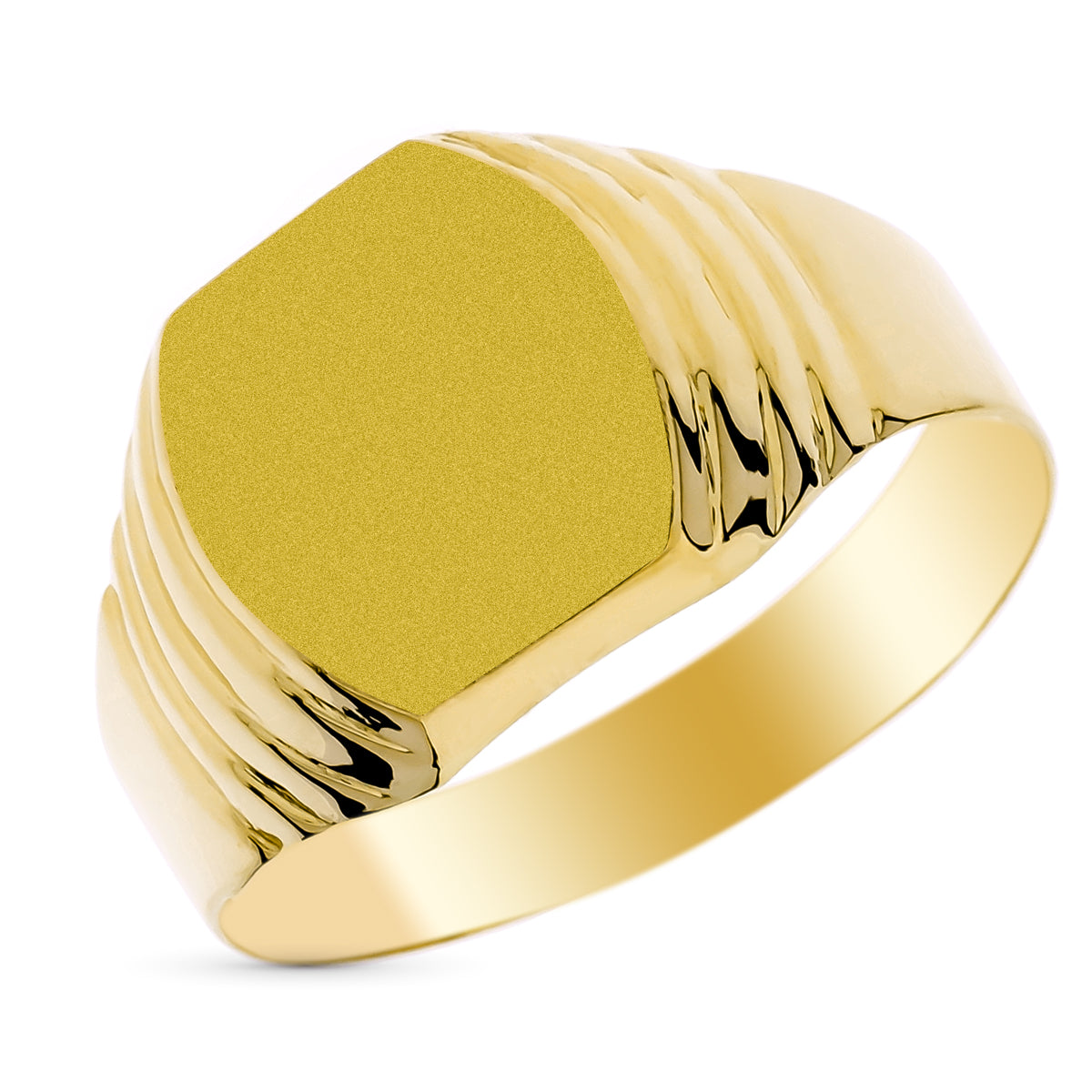 Sello Caballero Hueco. Zona de Grabado 12 x 11 mm de oro amarillo 9K