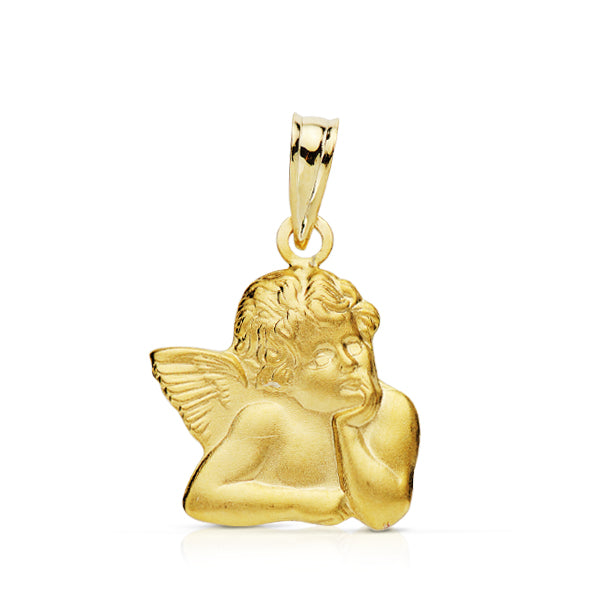Medalla Angel Silueta 9K 16 x 14 mm de oro amarillo 9K