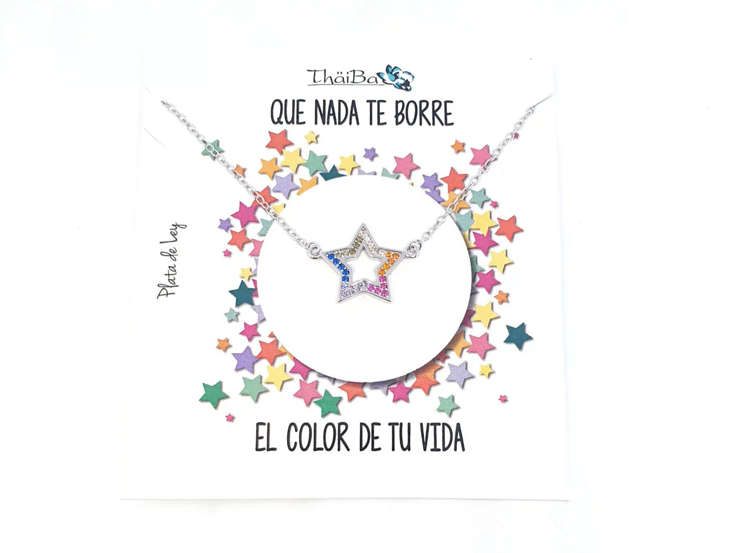 Collar estrella de colores